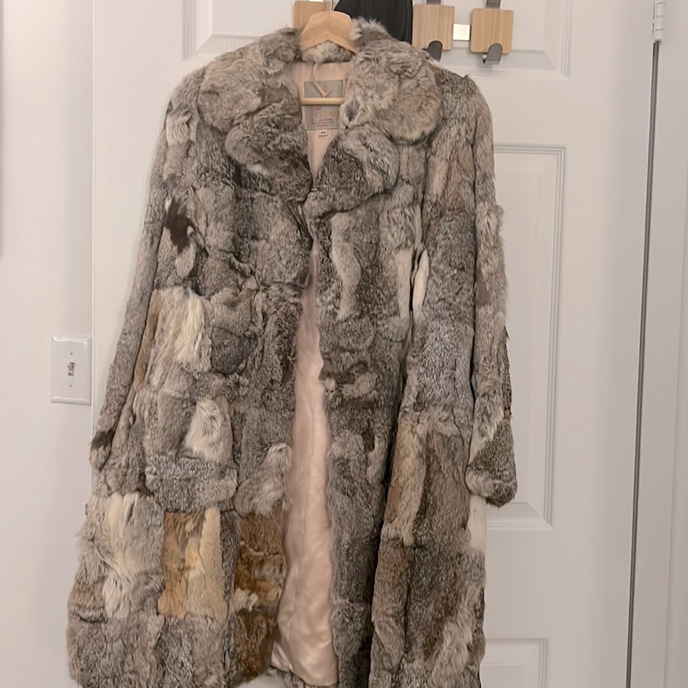 Genuine Rabbit fur- very elegant coat